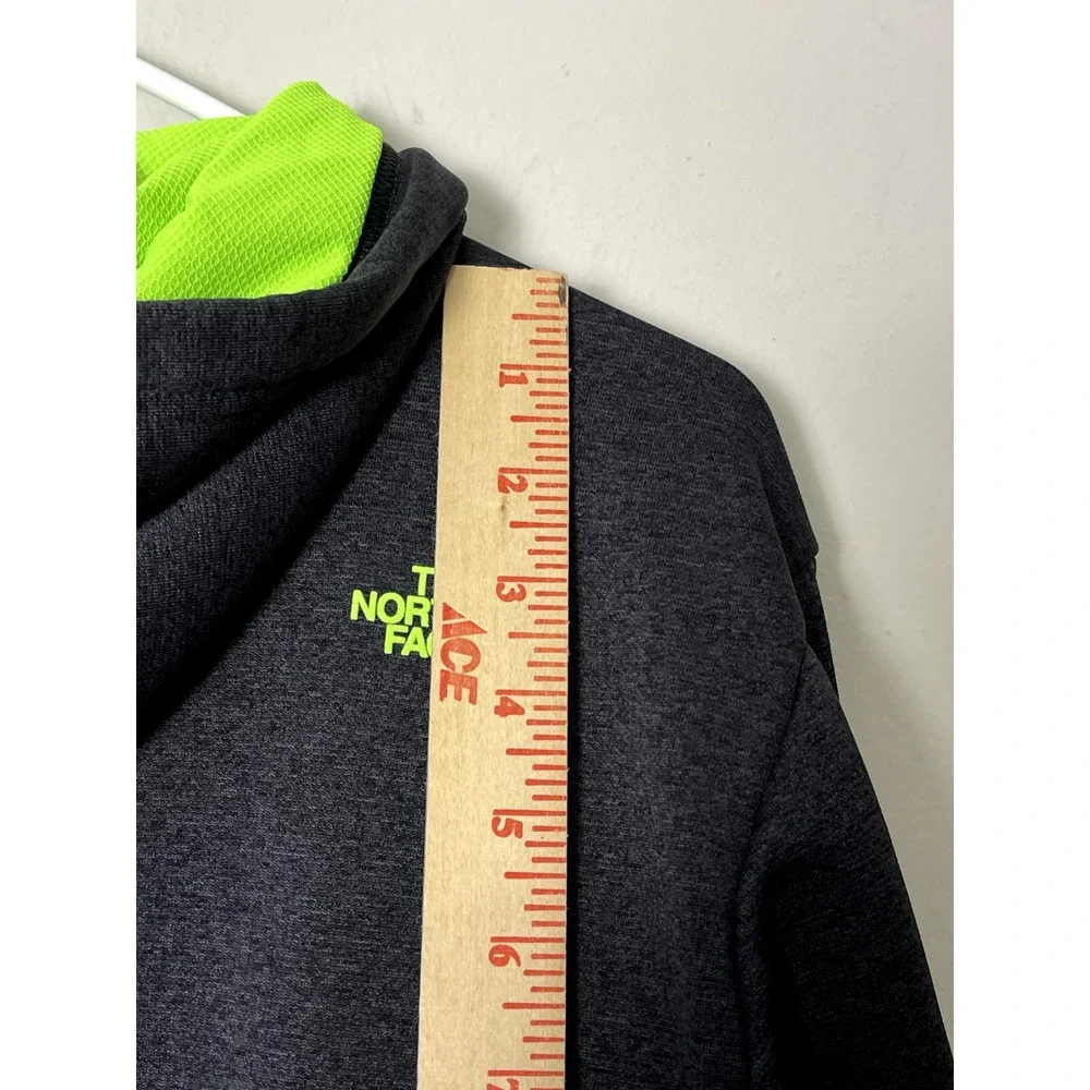 The North Face Pullover‎ Hoodie Men's Medium Activewear Layering Top Neon Trim
